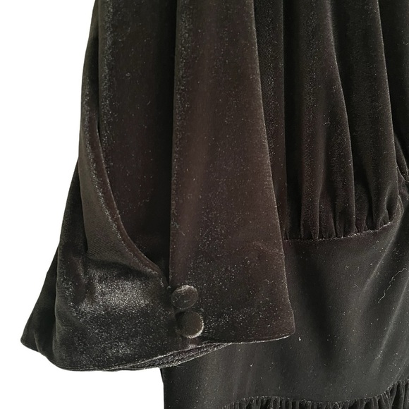 Lauren Ralph Lauren Velvet Puff Sleeve A-Line Dress Size 1X NWT - Picture 6 of 12